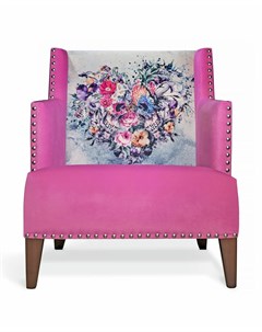 Кресло love forever розовый 79x91x77 см Icon designe