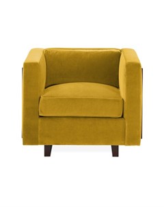 Кресло на ножках mustard желтый 90x75x90 см Icon designe
