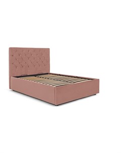 Кровать с изголовьем skyler розовый 175x128x213 см Myfurnish