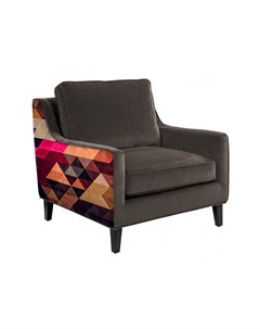 Кресло triangle коричневый 82x98x88 см Icon designe