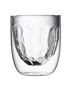 Набор стаканов elements metal 2 шт прозрачный 7 см Qdo