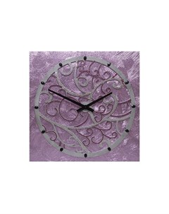 Настенные часы фиолетовый 60x60x4 см Mariarty