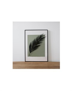 Панно феникс зеленый 50x70 см Wowbotanica