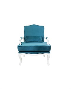 Кресло nitro blue white голубой 69x95x68 см Mak-interior