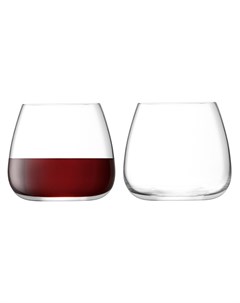 Набор из 2 стаканов для вина wine culture прозрачный 8x9x9 см Lsa international