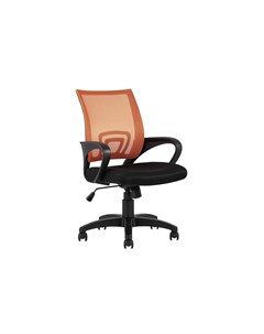 Кресло офисное topchairs simple оранжевый 56x95x55 см Stool group
