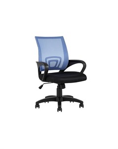 Кресло офисное topchairs simple голубой 56x95x55 см Stool group
