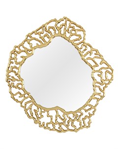 Настенное зеркало каллисто золотой 102x108x12 см Object desire