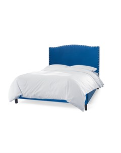 Мягкая кровать icon 200 200 синий 216 0x130x212 см Myfurnish