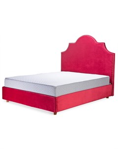 Мягкая кровать l arte 200 200 розовый 216 0x130x212 см Myfurnish