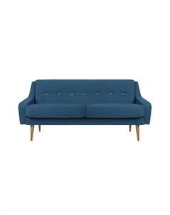 Трехместный диван одри m blue синий 185x85x85 см Vysotkahome