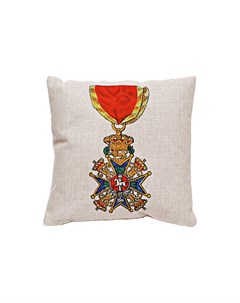 Декоративная подушка орден генриха льва бавария мультиколор 45 0x45 0x15 0 см Object desire