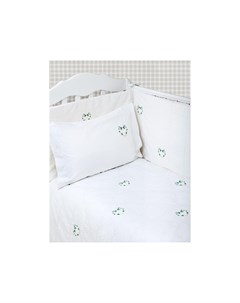 Комплект постельного белья сердечки new белый 100x140 см Luxberry