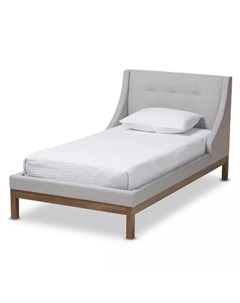 Кровать louvain modern mod collection серый 190x100x212 см Idealbeds
