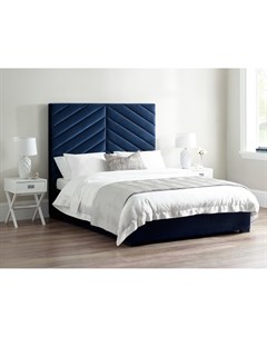 Кровать memphis dark blue синий 230x140x215 см Idealbeds