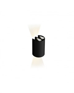 Настенный светильник double черный 6x11x6 см Iledex