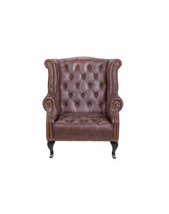 Дизайнерское кресло из кожи royal brown коричневый 92x109x78 см Mak-interior