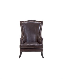 Дизайнерское кресло из кожи chester brown коричневый 80x112x92 см Mak-interior
