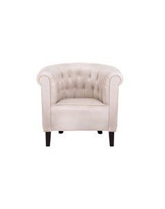 Низкое кресло swaun beige velvet белый 95x98x80 см Mak-interior