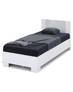 Кровать аврора 90 200 белый 96x85x206 см Imperial