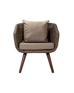 Кресло куба коричневый 68x83x67 см R-home
