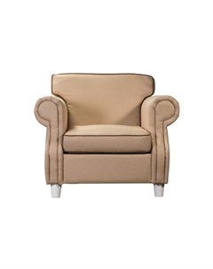 Кресло бурже эко коричневый 105x90x92 см R-home