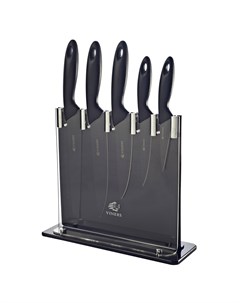 Набор ножей silhouette 5 шт черный 28x34x10 см Viners