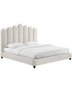 Кровать celine cream серый 170x135x215 см Idealbeds
