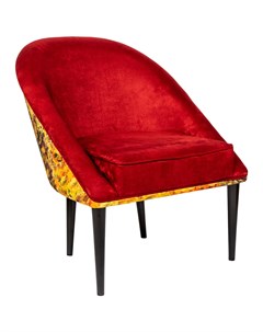 Кресло бульвар в париже красный 73x86x73 см Object desire