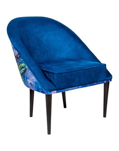 Кресло водяные лилии синий 73x86x73 см Object desire