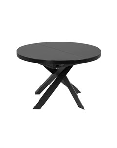 Стол раздвижной vashti черный 160x76x120 см La forma