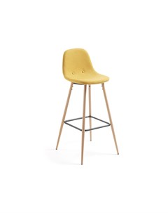 Барный стул nilson желтый 47x101x48 см La forma