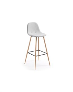 Барный стул nilson серый 47x101x48 см La forma