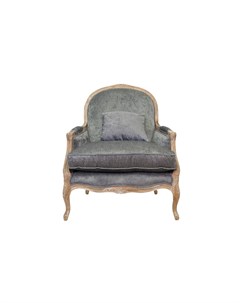 Кресло классическое aldo classic серый 84x103x85 см Mak-interior