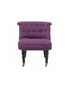 Низкое кресло для дома aviana purple фиолетовый 63x73x56 см Mak-interior