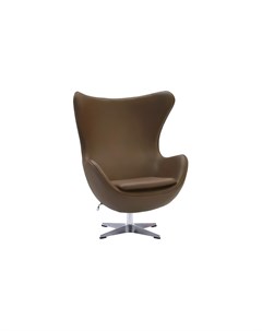 Кресло egg chair коричневый коричневый 87x58x76 см Bradexhome