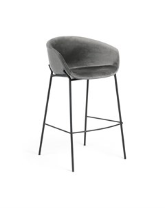 Барный стул zadine серый 60x99x53 см La forma
