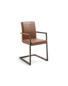 Кресло type коричневый 52x89x55 см La forma