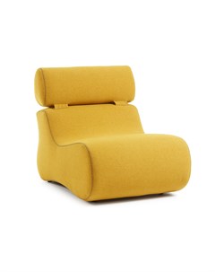 Кресло club желтый 79x105 см La forma
