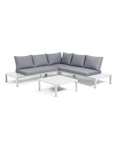 Модульный угловой диван и стол duka серый La forma