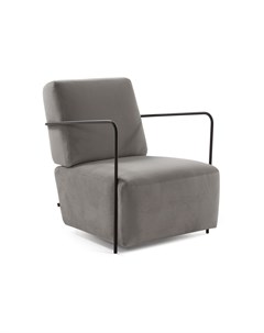 Кресло gamer серый 69x82x80 см La forma