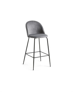 Барный стул mystere серый 53x107x58 см La forma