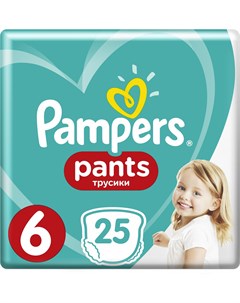 Подгузники трусики Pants 6 Extra Large 25шт Pampers