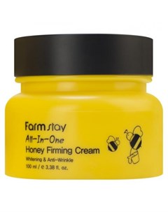 Укрепляющий крем для лица с экстрактом меда all in one honey firming cream Farmstay