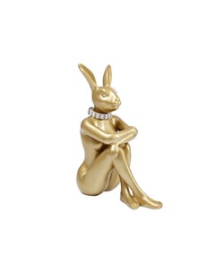 Статуэтка gangster rabbit золотой 35x80x60 см Kare