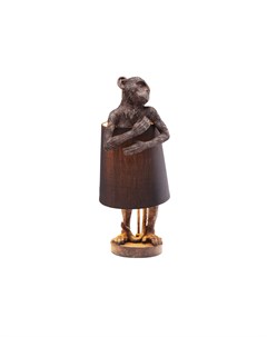 Лампа настольная monkey коричневый 23x56x23 см Kare