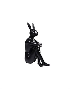 Статуэтка gangster rabbit черный 26x39x15 см Kare
