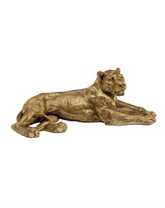 Статуэтка lion золотой 113x40x58 см Kare