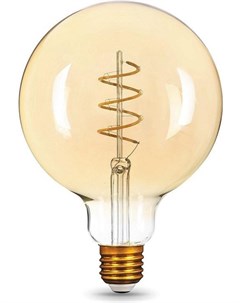 Светодиодная лампа LED Filament G120 Flexible E27 6W Golden 360lm 2400К 1 20 158802008 Gauss