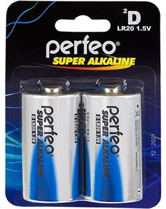 Батарейка LR20 2BL Super Alkaline PF_3641 PF LR20 2BL Perfeo